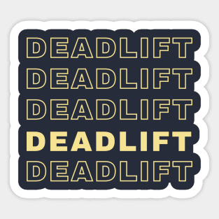 Deadlift Sticker